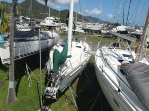 boatyard, Freedom 45, sailboat for sale