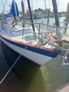 deck, Valiant 47, sailboat for sale
