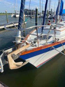 deck, Valiant 47, sailboat for sale
