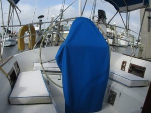 helm, Valiant 47, sailboat for sale