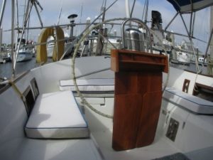 cockpit, Valiant 47, sailboat for sale