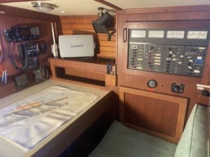 navigation station, Valiant 47, sailboat for sale