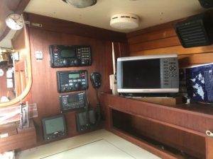 navigation station, Valiant 47, sailboat for sale