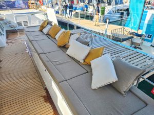 cockpit, Lagoon 620, catamaran for sale