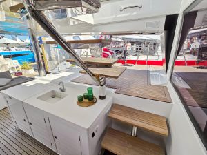 cockpit, Lagoon 620, catamaran for sale