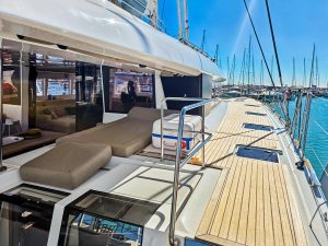 cockpit, Lagoon 620, catamaran for sale