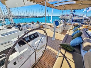 cockpit, Lagoon 620, catamaran for sale
