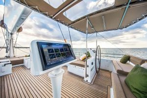 helm, Lagoon 620, catamaran for sale