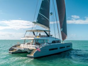 underway, Lagoon Seventy 7, catamaran for sale