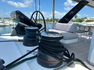 helm, Lagoon Seventy 7, catamaran for sale