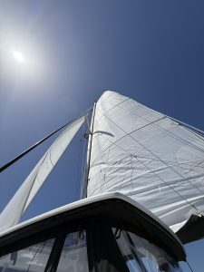underway, Lagoon 42, catamaran for sale