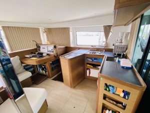 navigation station, Lagoon 42, catamaran for sale