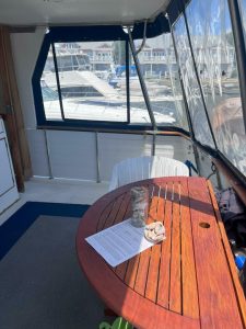 cockpit, Jefferson 43, trawler for sale