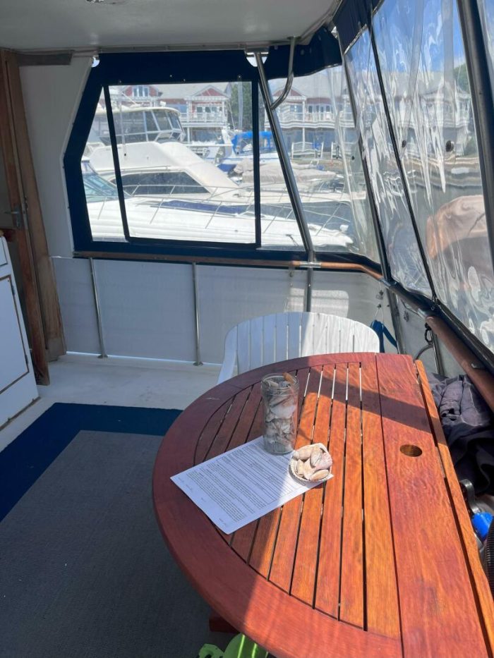 cockpit, Jefferson 43, trawler for sale