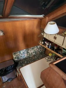 interior, Jefferson 43, trawler for sale