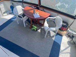 cockpit, Jefferson 43, trawler for sale