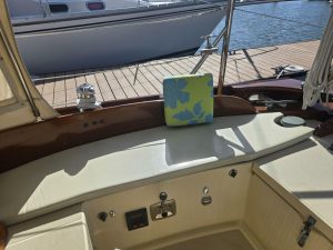 cockpit, Bristol 28 Channel Cutter, sailboat for sale