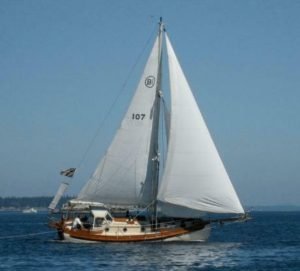 underway, Bristol 28 Channel Cutter, sailboat for sale