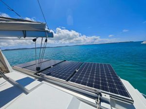 deck, FP 42 Astrea, catamaran for sale