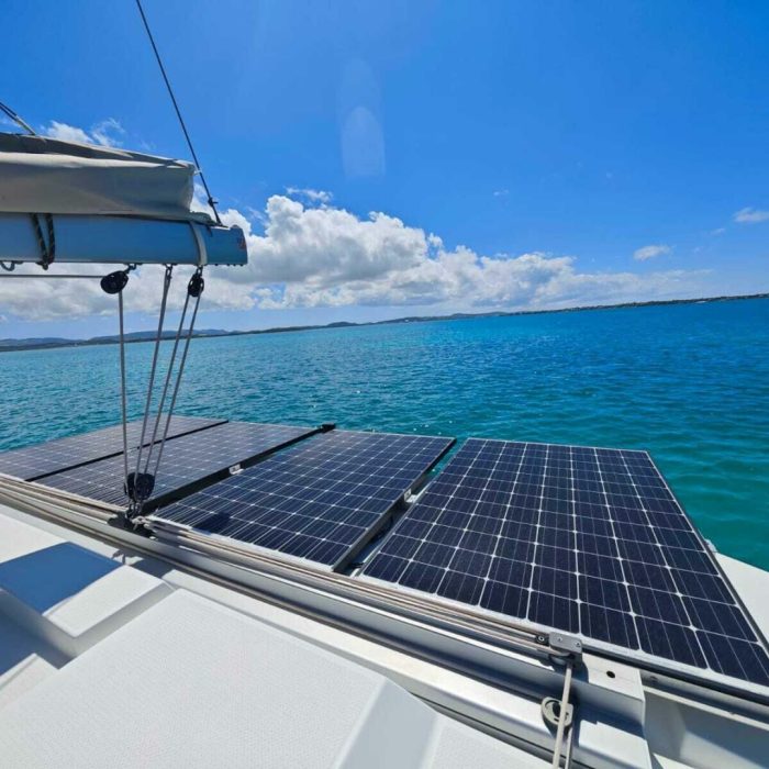 deck, FP 42 Astrea, catamaran for sale