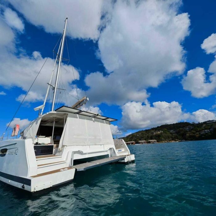 exterior, FP 42 Astrea, catamaran for sale