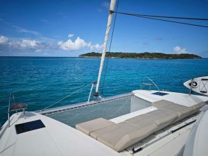 deck, FP 42 Astrea, catamaran for sale