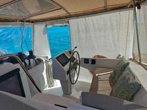 cockpit, FP 42 Astrea, catamaran for sale