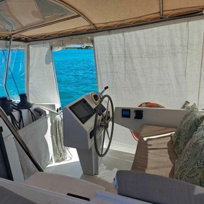 cockpit, FP 42 Astrea, catamaran for sale
