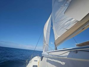 deck, FP 42 Astrea, catamaran for sale