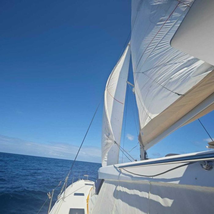 deck, FP 42 Astrea, catamaran for sale