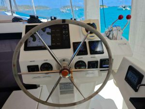 helm, FP 42 Astrea, catamaran for sale