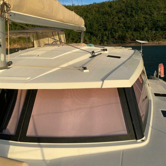 deck, FP 42 Astrea, catamaran for sale
