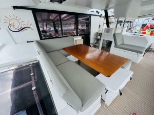 cockpit, FP 47 Tanna, catamaran for sale