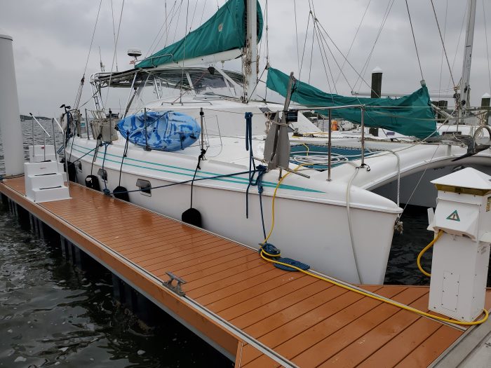 exterior, Manta 40, catamaran for sale