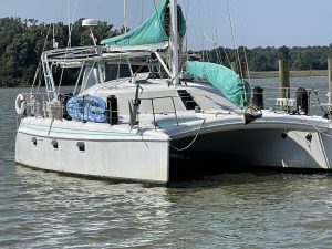 exterior, Manta 40, catamaran for sale
