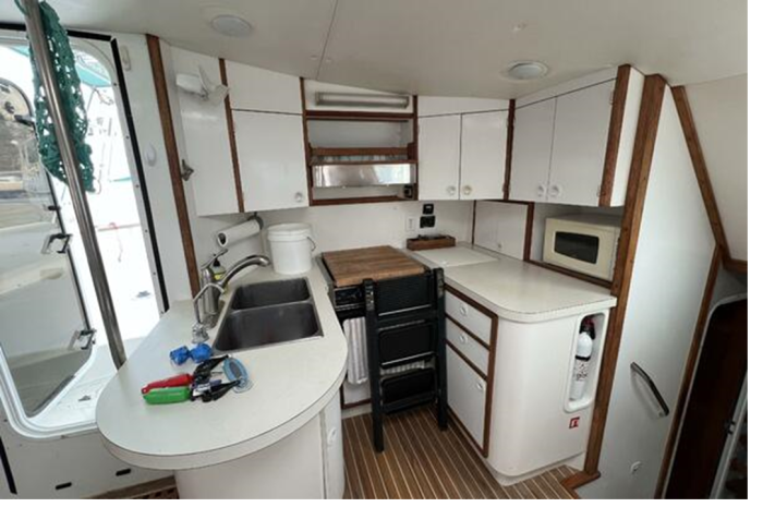 salon, Manta 40, catamaran for sale