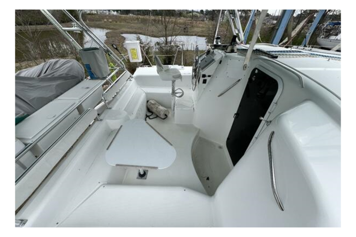 deck, Manta 40, catamaran for sale