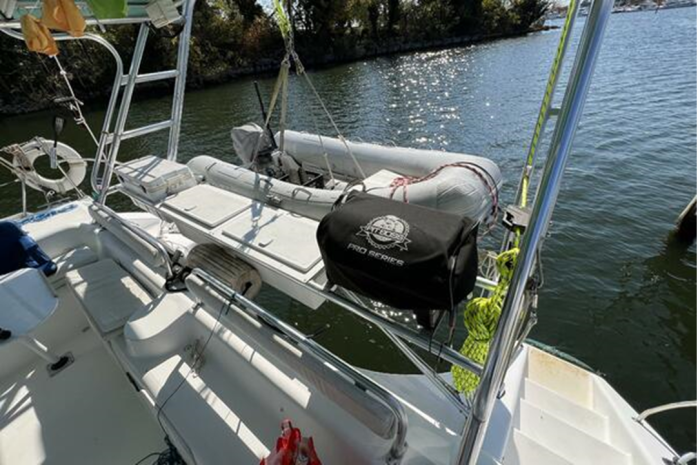 deck, Manta 40, catamaran for sale