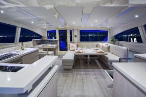 salon, Leopard 48, catamaran for sale