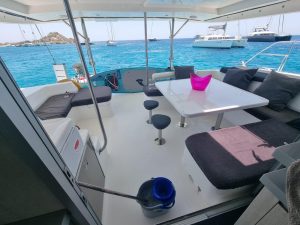 cockpit, Leopard 48, catamaran for sale
