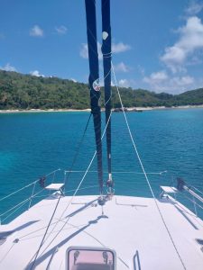 deck, Dean 365, catamaran for sale