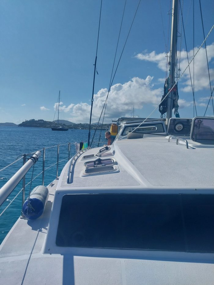 deck, Dean 365, catamaran for sale