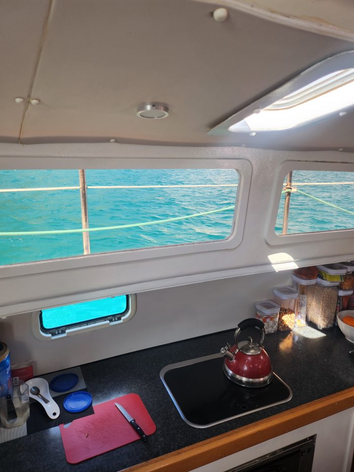 interior, Dean 365, catamaran for sale