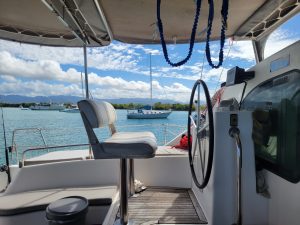 exterior, Privilege 435, catamaran for sale