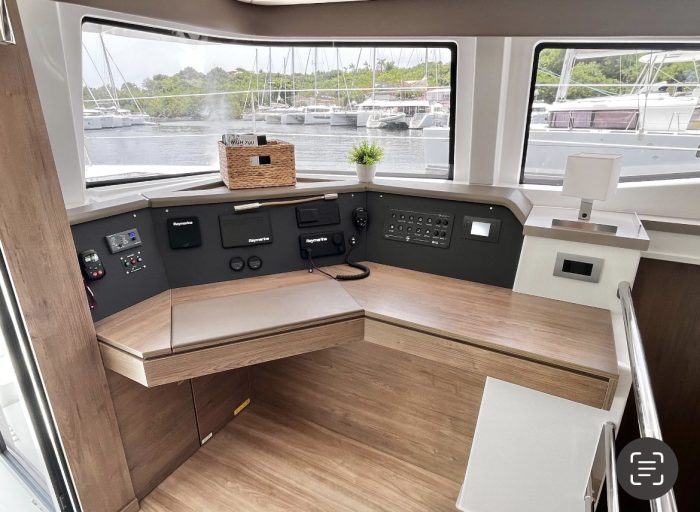 navigation station, Bali 4.6, catamaran for sale