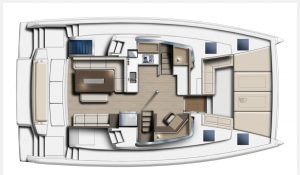 diagram, Bali 4.6, catamaran for sale