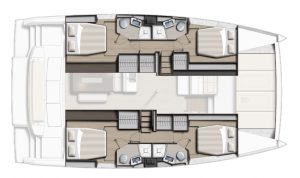 diagram, Bali 4.6, catamaran for sale