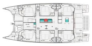 diagram, Voyage 650 PC, catamaran for sale