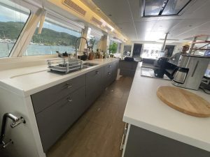 interior, Voyage 650 PC, catamaran for sale