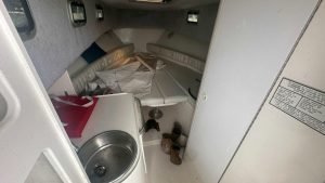 bed, True World Marine, trawler for sale
